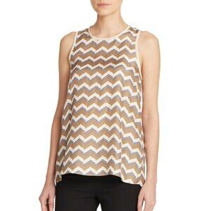 Rag & Bone Chevron Silk Top - Size S